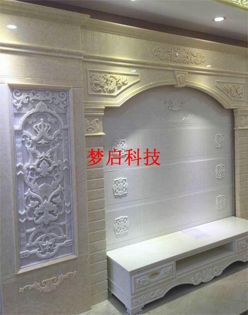 仿玉背景墙、罗马柱系列