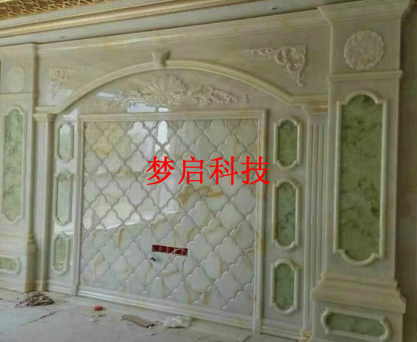 仿玉背景墙、罗马柱系列